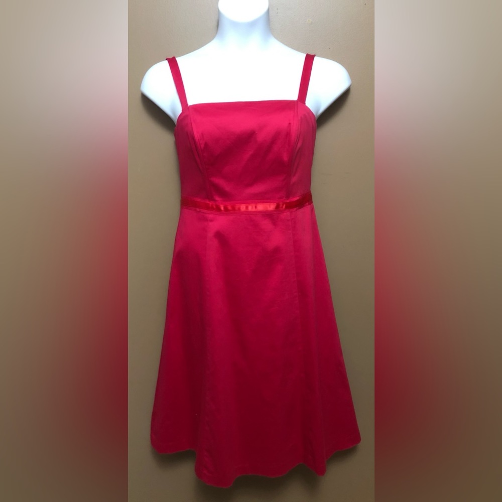 Dark Pink Lined Dress